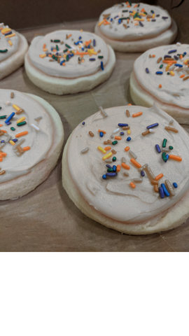 Gluten-Free Soft Frosted Sugar Cookies  *DAIRY-FREE*