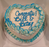 Gluten-Free Gourmet Cakes - 8" Heart Double Layer