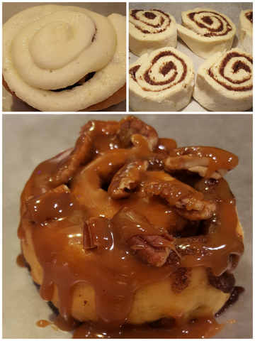 Gluten-Free Jumbo Cinnamon Rolls, Sticky Buns and Pecan Rolls