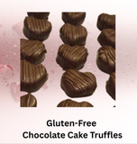 Valentine's Gluten-Free Chocolate Heart Cake Truffles