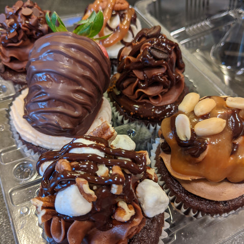 Gourmet Cupcake Sampler - Chocolate Lovers